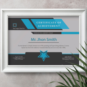 Award Background Certificate Templates 345154