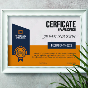 Award Background Certificate Templates 345159