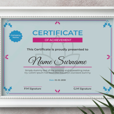 Background Border Certificate Templates 345163