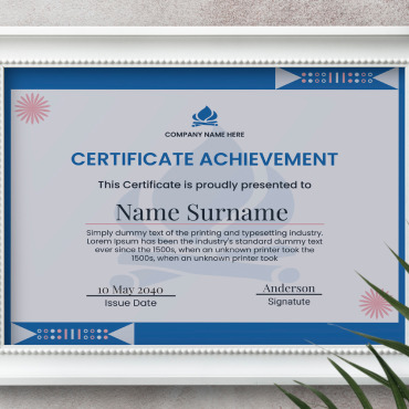 Award Background Certificate Templates 345164