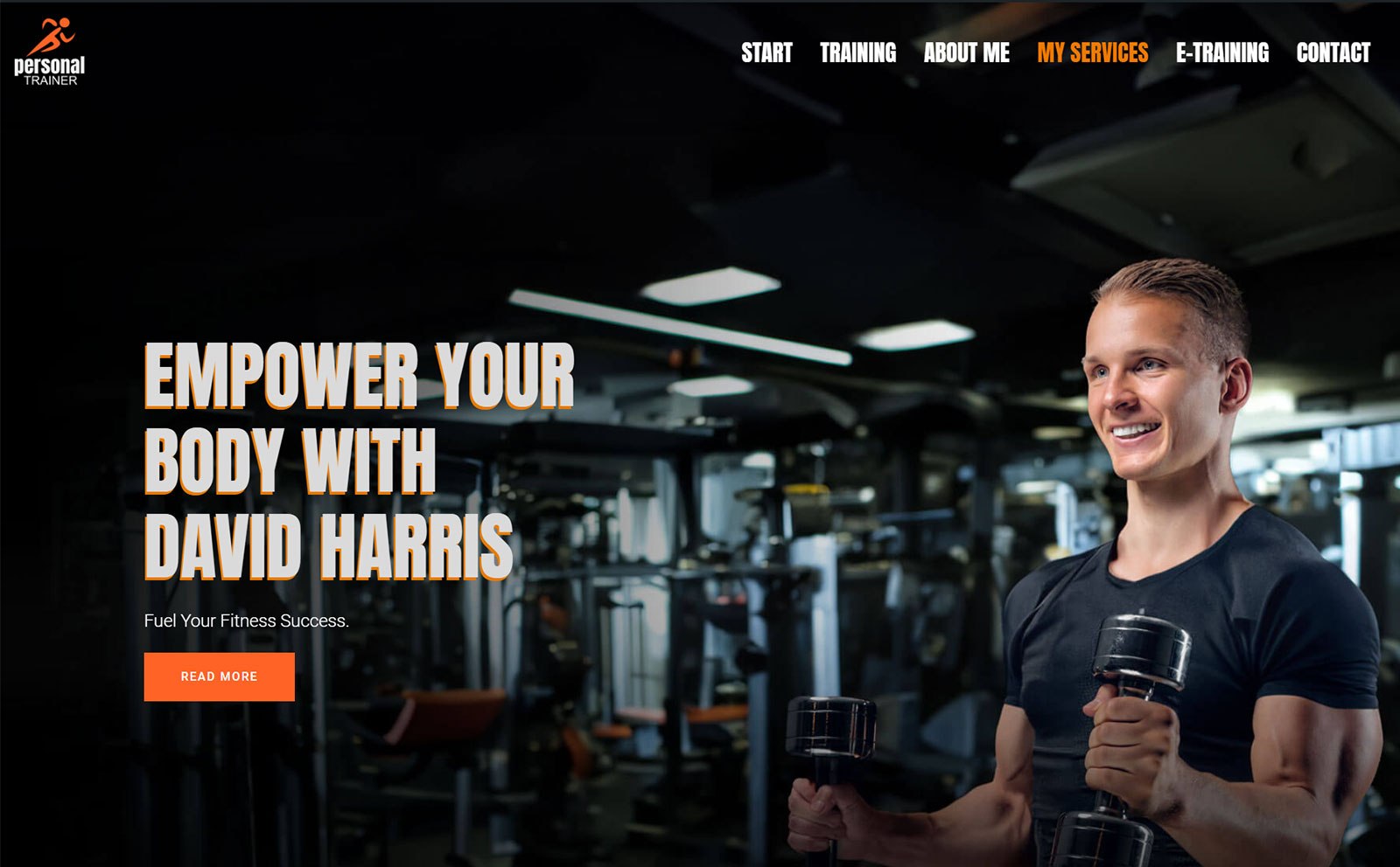 Tempaloo Personal Trainer Elementor landing page