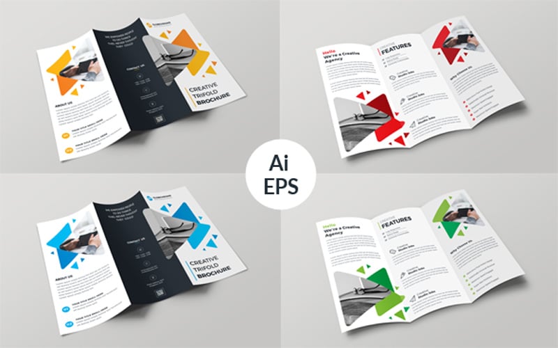 Corporate Small Trifold Brochure