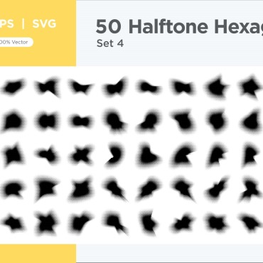 Halftone Abstract Vectors Templates 345342