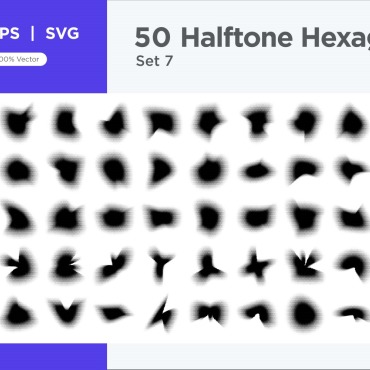 Halftone Abstract Vectors Templates 345346