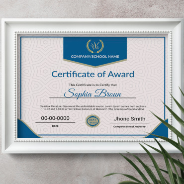 Award Background Certificate Templates 345360