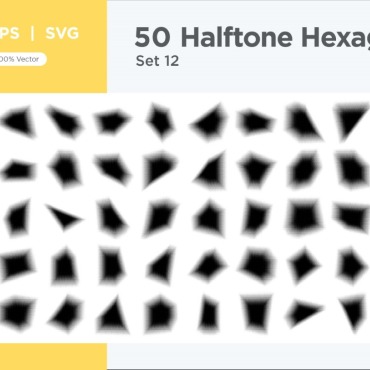 Halftone Abstract Vectors Templates 345397