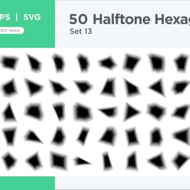 Halftone Abstract Vectors Templates 345409