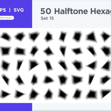 Halftone Abstract Vectors Templates 345417