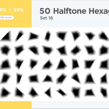 Halftone Abstract Vectors Templates 345418