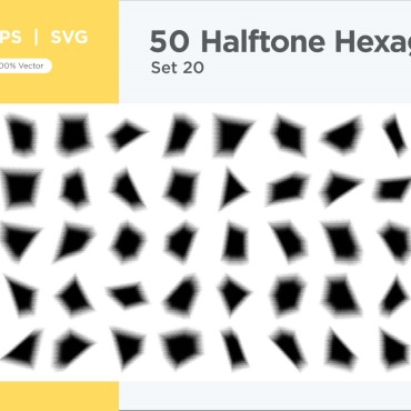 Halftone Abstract Vectors Templates 345428