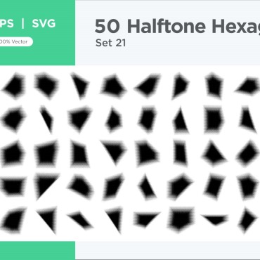 Halftone Abstract Vectors Templates 345429