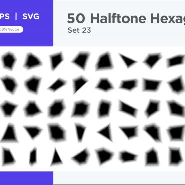 Halftone Abstract Vectors Templates 345431