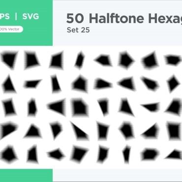 Halftone Abstract Vectors Templates 345433