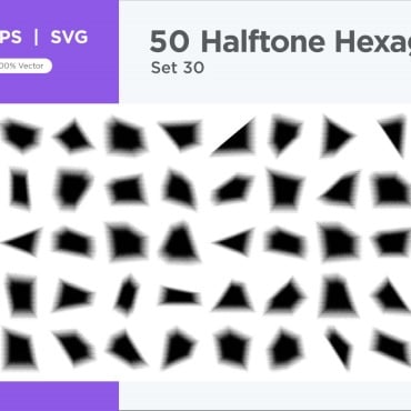 Halftone Abstract Vectors Templates 345441