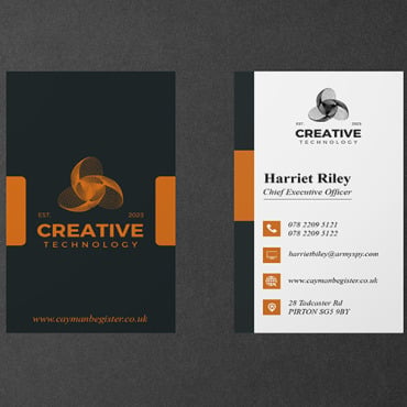 Orange Grey Corporate Identity 345478