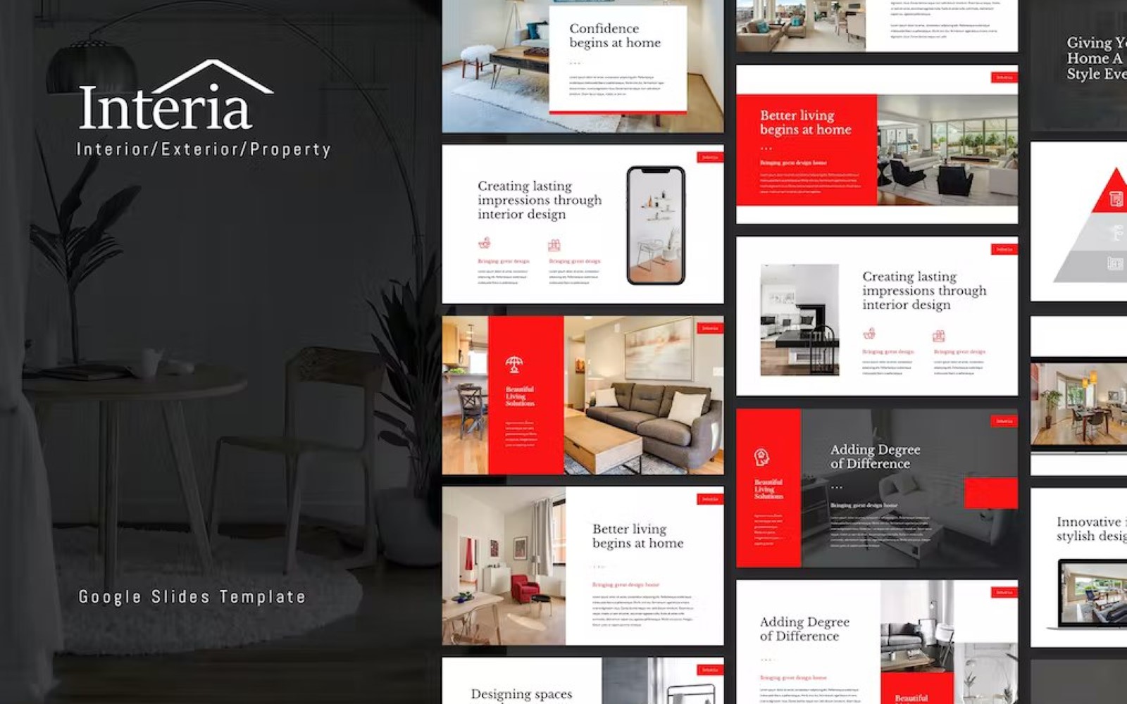 Interia - Home & Interior Google Slides