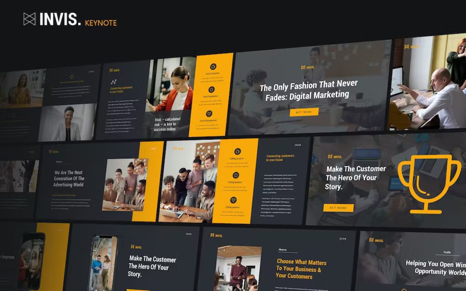 INVIS - Creative Agency Keynote Template