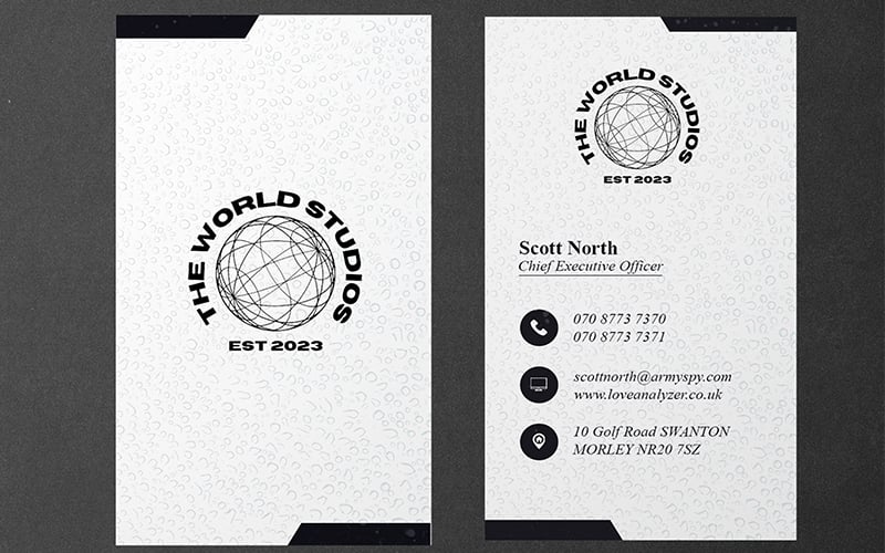 Minimal Individual Business Card Template