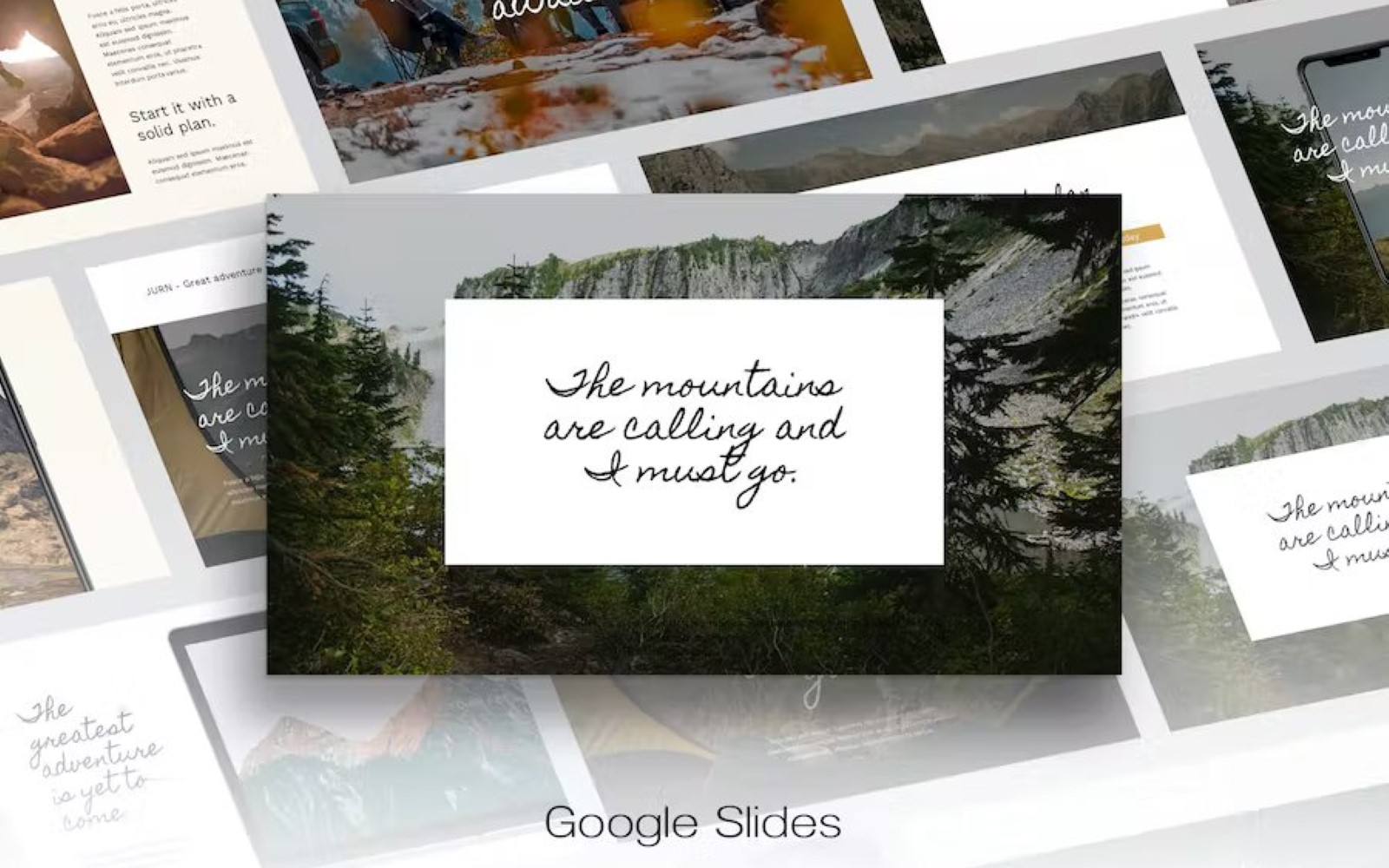Jurn - Portfolio Theme Google Slides Template