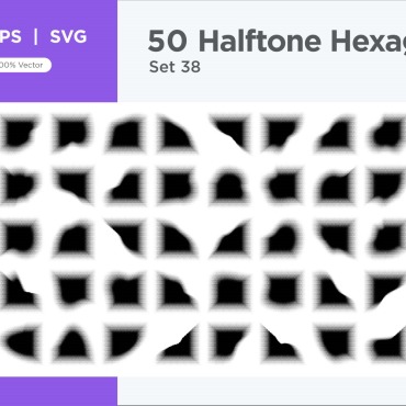 Halftone Abstract Vectors Templates 345556