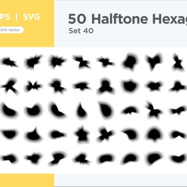 Halftone Abstract Vectors Templates 345558