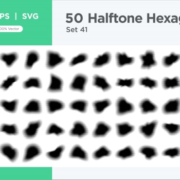 Halftone Abstract Vectors Templates 345559