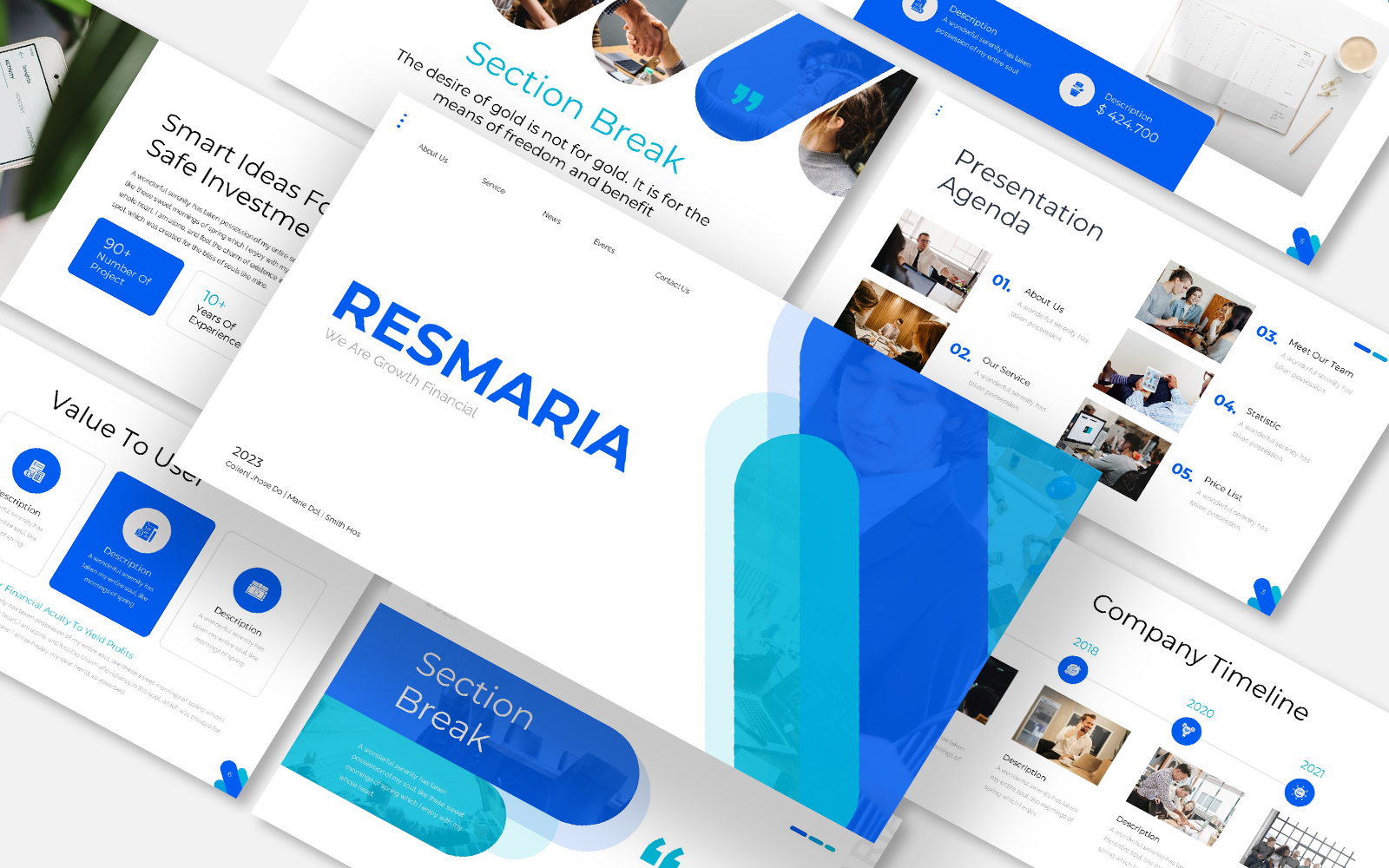 Resmaria Business Google Slides Template