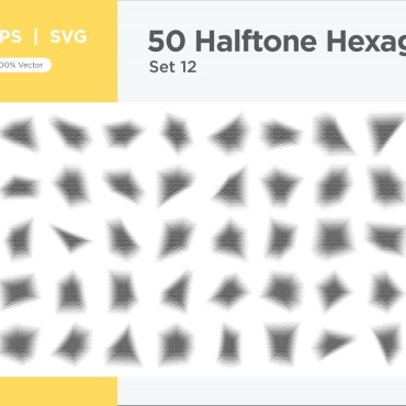 Halftone Abstract Vectors Templates 345633