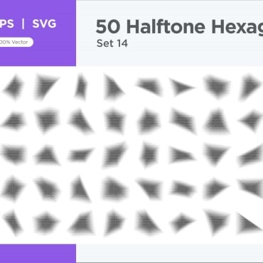 Halftone Abstract Vectors Templates 345635