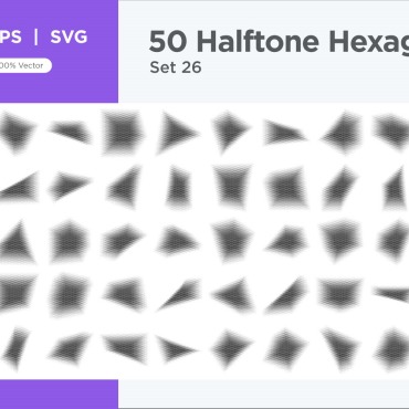 Halftone Abstract Vectors Templates 345647