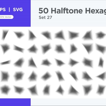 Halftone Abstract Vectors Templates 345648