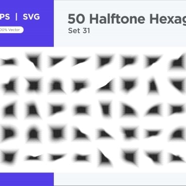 Halftone Abstract Vectors Templates 345652