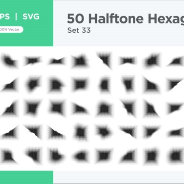 Halftone Abstract Vectors Templates 345654