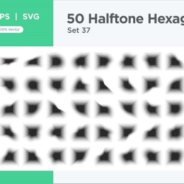 Halftone Abstract Vectors Templates 345659