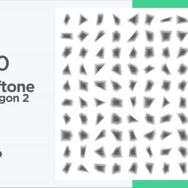 Halftone Abstract Vectors Templates 345677