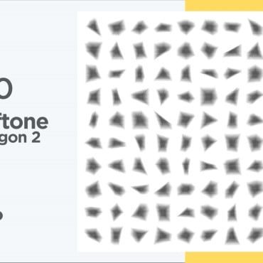 Halftone Abstract Vectors Templates 345680