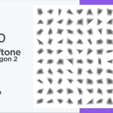 Halftone Abstract Vectors Templates 345682