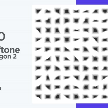 Halftone Abstract Vectors Templates 345683