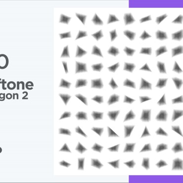 Halftone Abstract Vectors Templates 345686