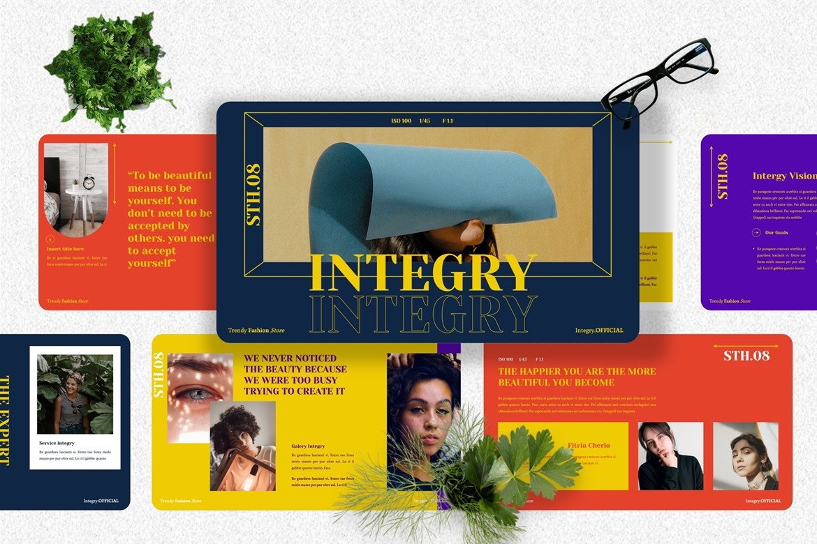 Integry - Fashion Creative Keynote Template