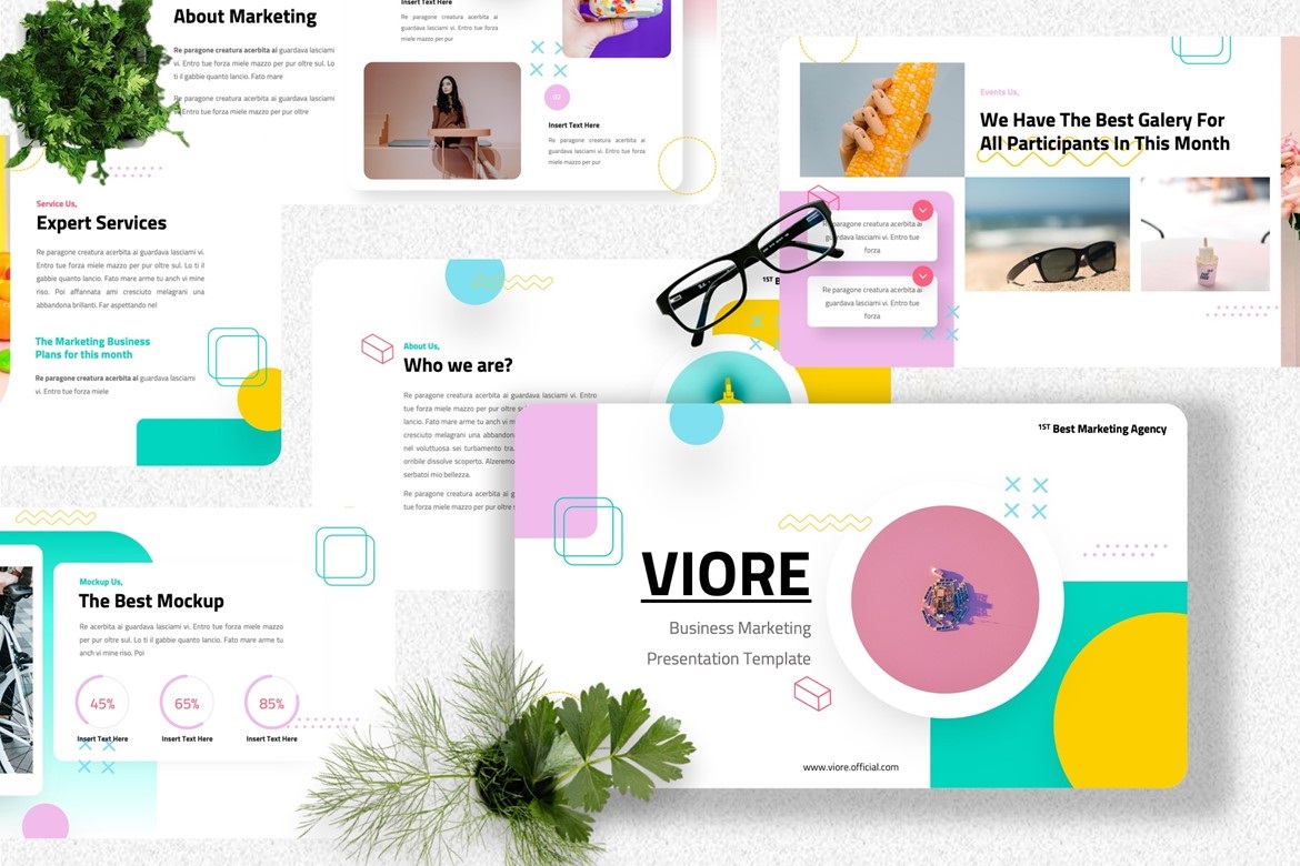 Viore -  Marketing Keynote Template