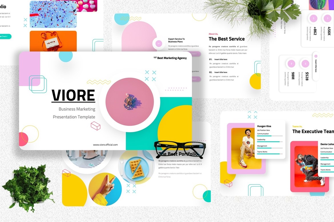 Viore -  Marketing Powerpoint Template