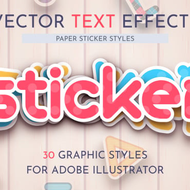 Text Effects Illustrations Templates 345804
