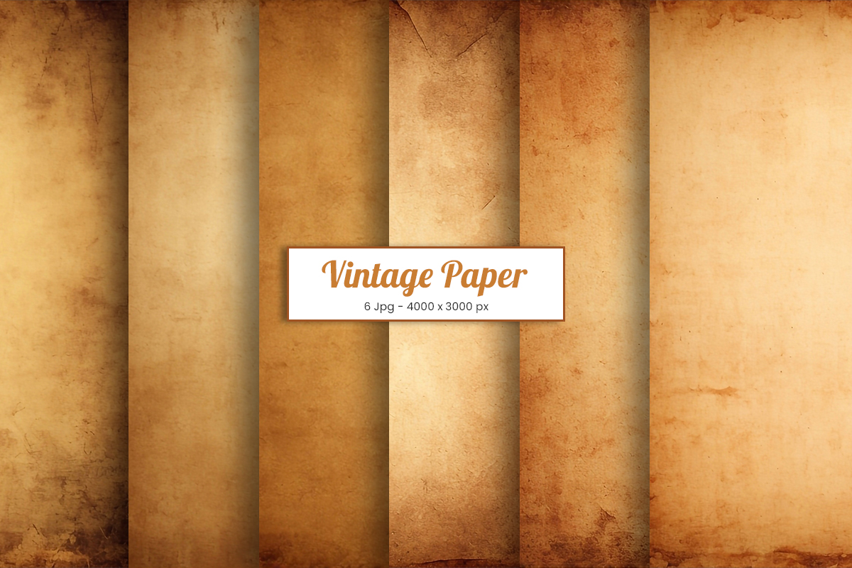 Vintage torn paper texture background and Brown old paper sheet