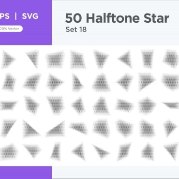 Halftone Abstract Vectors Templates 345898