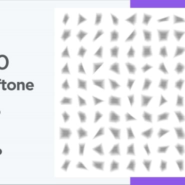 Halftone Abstract Vectors Templates 345937