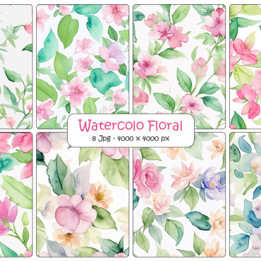 Floral Seamless Backgrounds 345955