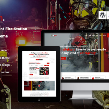 Fire Station WordPress Themes 345963