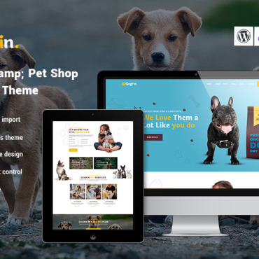 Animals Care WordPress Themes 345966