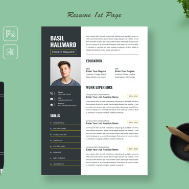 With Photo Resume Templates 346042